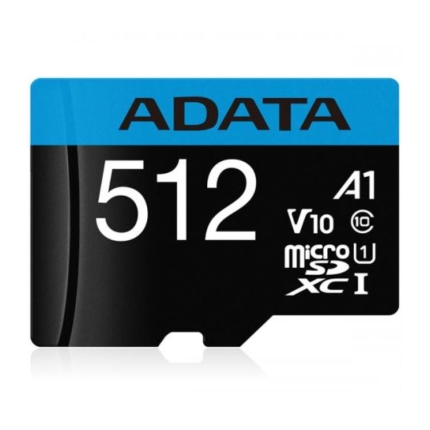 ADATA MEMORY MICRO SDXC 512GB W/AD./AUSDX512GUICL10A1-RA1 ADATA