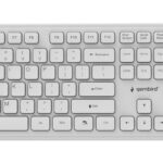GEMBIRD KEYBOARD +MOUSE WRL ENG/WH KBS-WPS-01-W GEMBIRD