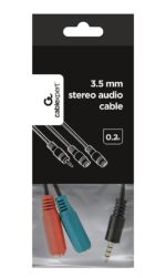 CABLE AUDIO 3.5MM 4-PIN TO/3.5MM S+MIC CCA-417 GEMBIRD - Image 2