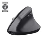 TRUST MOUSE USB OPTICAL WRL BAYO+/ERGONOMIC BLK 25146 TRUST