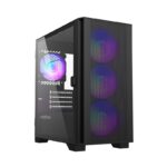 MONTECH Case|MONTECH|AIR 100 ARGB|MidiTower|Case product features Transparent panel|Not included|MicroATX|MiniITX|Colour Black|AIR100ARGB(B)