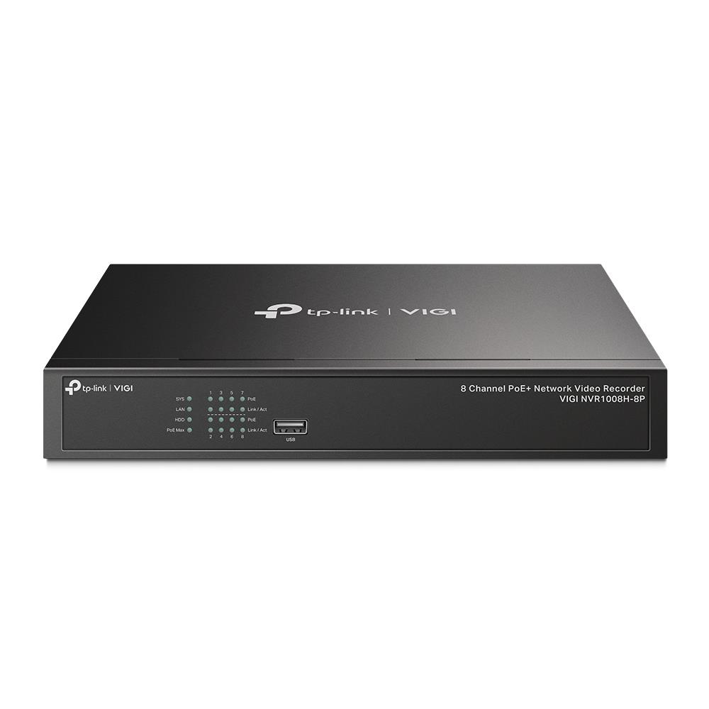 62d5de20-f03d-460c-9fd4-9b4453af967b-1 TP-LINK NET VIDEO RECORDER 8CH POE+/VIGI NVR1008H-8P TP-LINK - Image 1