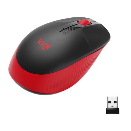 LOGITECH MOUSE USB OPTICAL WRL M190/RED 910-005908 LOGITECH
