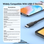 CABLE USB-C TO USB2.0/0.5M BLACK CTHBD VENTION - Image 14