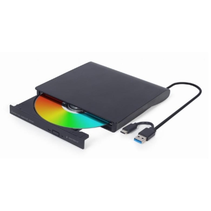 GEMBIRD DVD RW USB3/USB-C 8X EXT RTL/BLACK DVD-USB-031 GEMBIRD