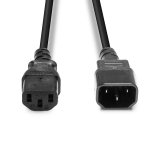 CABLE POWER EXTENSION/C14 TO C13 0.5M 30320 LINDY - Image 2