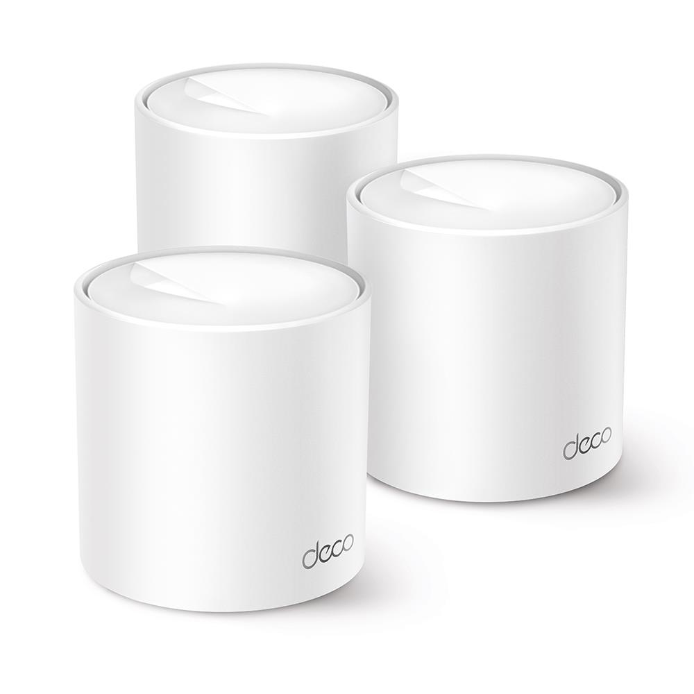 6d5db43e-767e-4483-8bde-526032889e9b-1 TP-LINK Wireless Router|TP-LINK|Wireless Router|1500 Mbps|Mesh|Wi-Fi 6|1x10/100/1000M|1x2.5GbE|DHCP|DECOX10(3-PACK) - Image 1