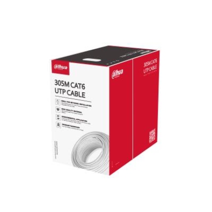 DAHUA CABLE CAT6 UTP 305M WHITE/PFM923I-6UN-C DAHUA