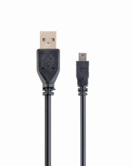 GEMBIRD CABLE USB2 AM-MINI 1.8M BLACK/CCP-USB2-AM5P-6 GEMBIRD