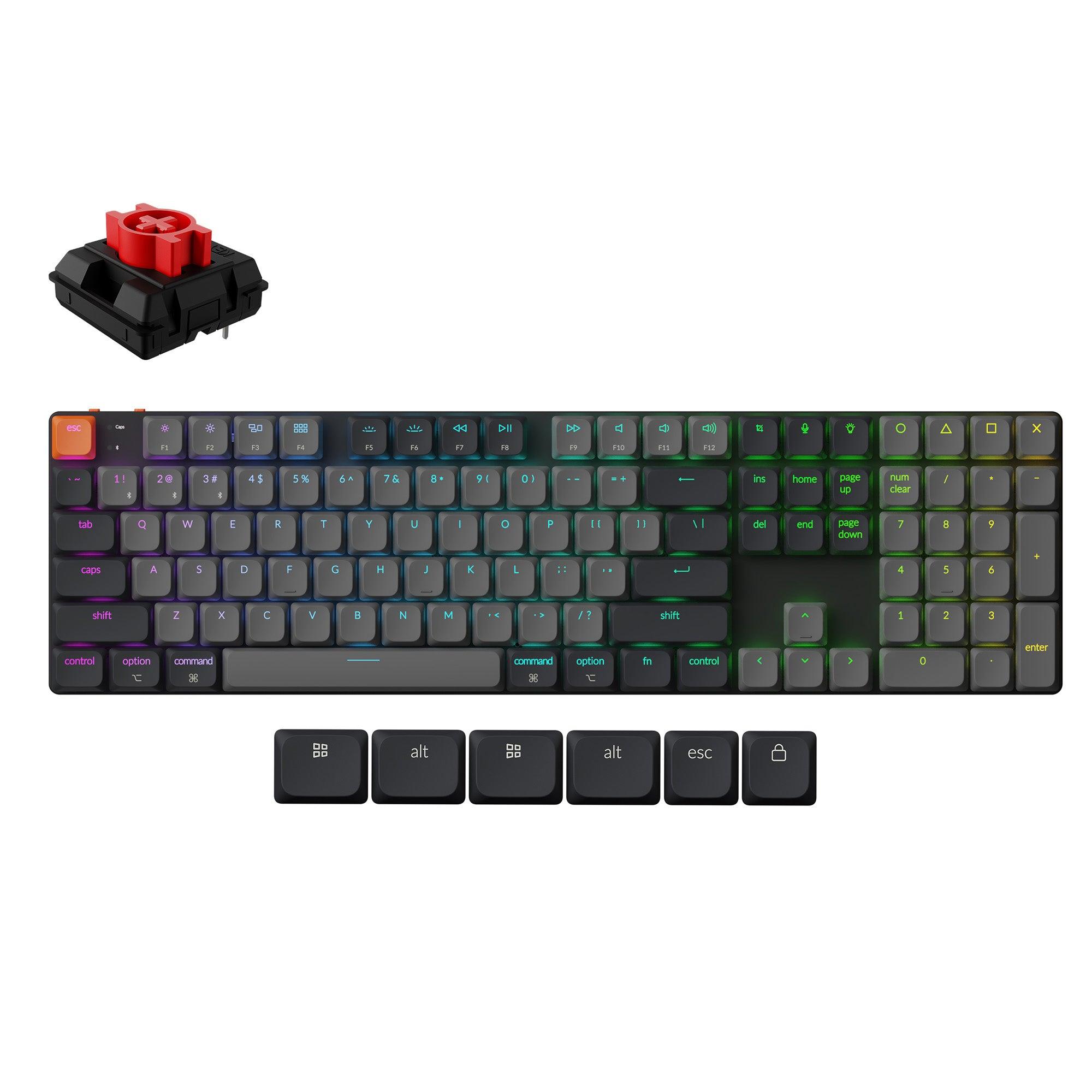 73ea352d-7529-4b72-baa0-88bf035a0414-1 KEYCHRON KEYBOARD WRL K5 RGB/BLACK K5X-H1 KEYCHRON - Image 1