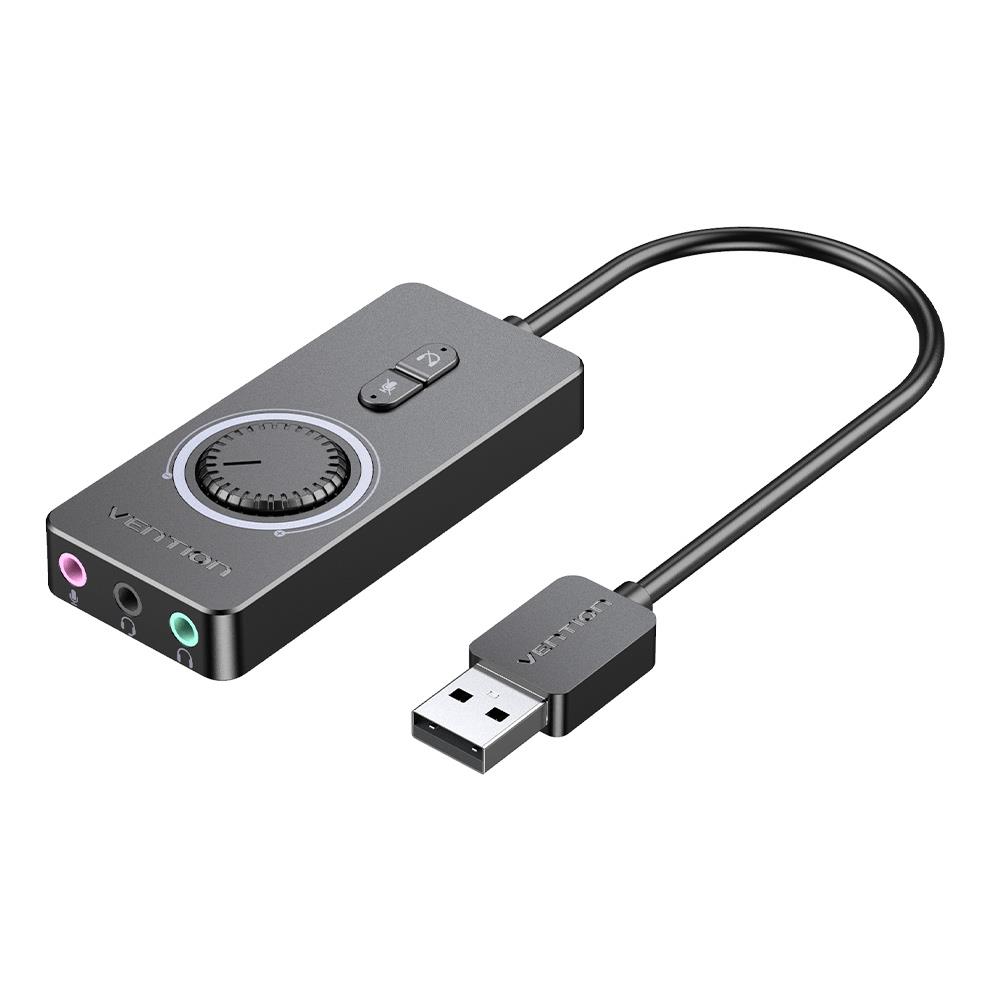 750ed17e-45db-4111-b6a8-096733e84369-1 VENTION SOUND CARD ADAPTER USB/0.15M CDRBB VENTION - Image 1