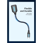 CABLE USB2.0C MALE TO A FEMALE/0.15M BLACK CCSBB VENTION - Image 12
