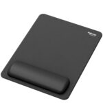 FELLOWES MOUSE PAD WRIST REST XL/BLACK 100142560 FELLOWES