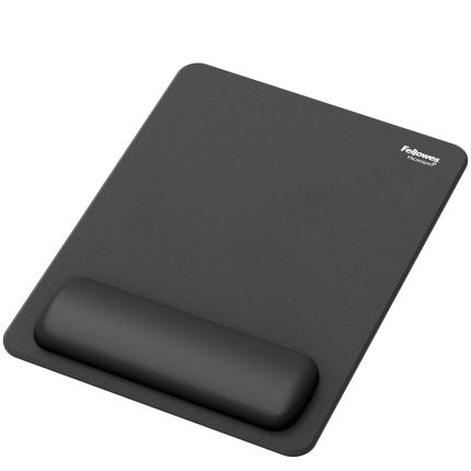 FELLOWES MOUSE PAD WRIST REST XL/BLACK 100142560 FELLOWES