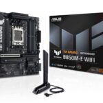 ASUS Mainboard|ASUS|AMD B850|SAM5|Micro-ATX|Memory DDR5|Memory slots 4|1xPCI-Express 4.0 1x|1xPCI-Express 4.0 16x|1xPCI-Express 5.0 16x|3xM.2|1xHDMI|2xDisplayPort|4xUSB 2.0|2xUSB 3.2|2xUSB-C|1xPS/2|1xRJ45|3xAudio port|TUFGAMINGB850M-EWIFI