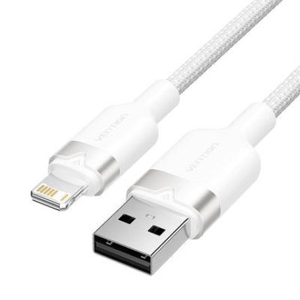 CABLE USB2.0 TO LIGHTNING/1M WHITE LANWF VENTION