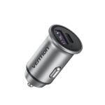 VENTION MOBILE CHARGER CAR USB/2P GRAY FFBH0 VENTION
