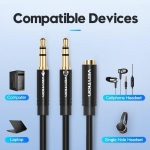 CABLE AUDIO 2X3.5MM TO 3.5MM/0.3M BBTBY VENTION - Image 5