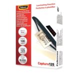 LAMINATOR POUCH GLOSSY CARD/125 100PCS 5306302 FELLOWES