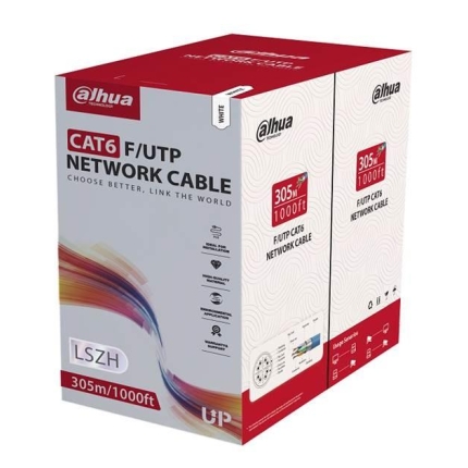 DAHUA CABLE CAT6 UTP 305M WHITE/PFM923I-6FN-CD-WHITE DAHUA