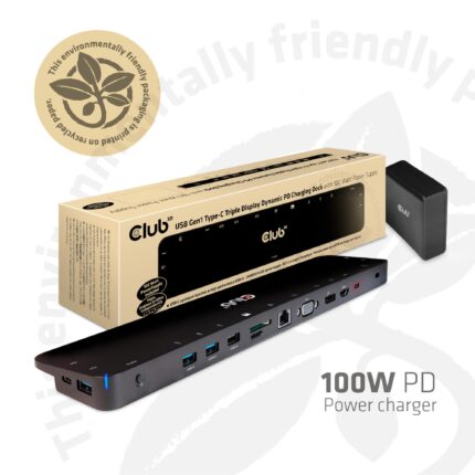CLUB3D NB ACC DOCKING STATION/USB-C 100W CSV-1564W100 CLUB3D