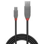 CABLE USB2 A TO MINI-B 0.2M/ANTHRA 36720 LINDY - Image 2