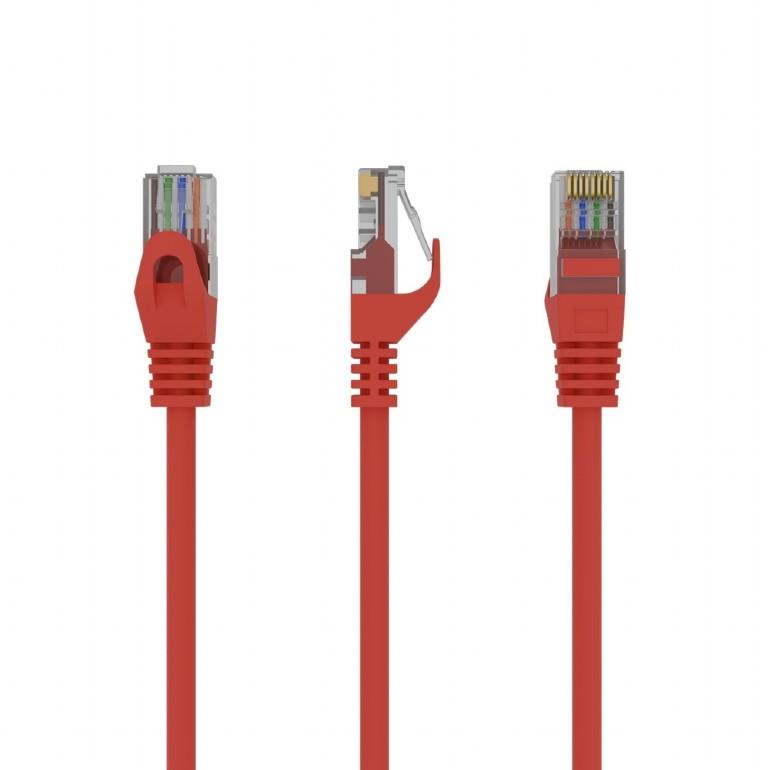 7e0a4214-af8a-40d2-834a-be306fb362a4 PATCH CABLE CAT6 UTP 3M/RED PP6U-3M/R GEMBIRD - Image 1