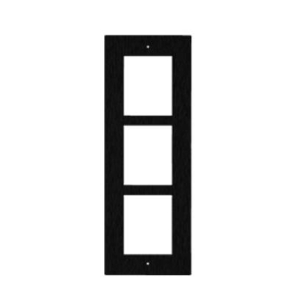 2N ENTRY PANEL 3MOD. FLUSH FRAME/BLACK/ IP VERSO 9155013B 2N