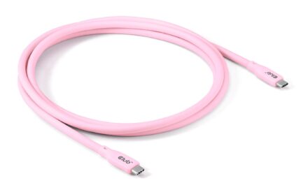 CLUB3D CABLE USB-C TO USB-C 2M/M/M PINK CAC-3002 CLUB3D