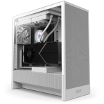 NZXT Case|NZXT|H5 Flow|MidiTower|Case product features Transparent panel|Not included|ATX|EATX|MicroATX|MiniITX|Colour White|CC-H52FW-01