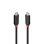 LINDY CABLE USB4 240W TYPE C 1M/BLACK LINE 37001 LINDY