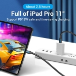 CABLE USB-C TO USB-C/1M BLACK COSBF VENTION - Image 4