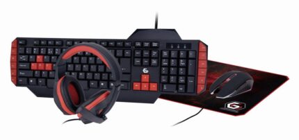GEMBIRD KEYBOARD USB GAMING KIT ENG/ULTIMATE GGS-UMG4-02 GEMBIRD