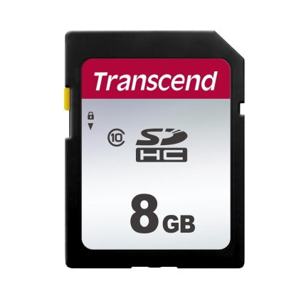 TRANSCEND MEMORY SDHC 8GB C10/TS8GSDC300S TRANSCEND