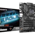 GIGABYTE Mainboard|GIGABYTE|AMD B550|SAM4|ATX|Memory DDR4|Memory slots 4|4xPCI-Express 3.0 1x|1xPCI-Express 4.0 16x|2xM.2|1xHDMI|4xUSB 2.0|1xUSB 3.2 type B|2xUSB 3.2|1xUSB-C|1xRJ45|3xAudio port|B550EAGLE1.0