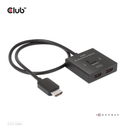 CLUB3D VIDEO SWITCH HDMI 2PORT/CSV-1384 CLUB3D