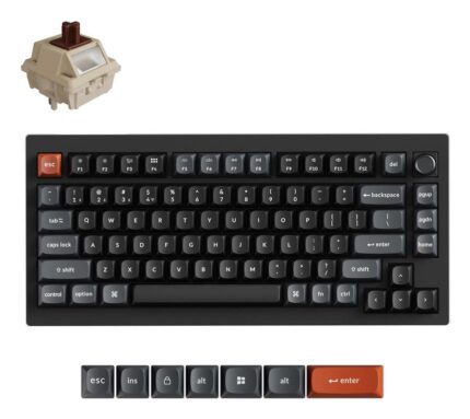 KEYCHRON KEYBOARD WRL V1 ULTRA/BLACK V1U-D3 KEYCHRON
