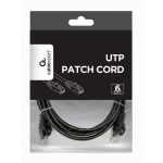 PATCH CABLE CAT6 UTP 2M/BLACK PP6U-2M/BK GEMBIRD - Image 2