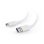 CABLE USB-C TO USB3 0.1M WHITE/CCP-USB3-AMCM-W-0.1M GEMBIRD - Image 2