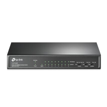 TP-LINK Switch|TP-LINK|Desktop/pedestal|9x10Base-T / 100Base-TX|PoE+ ports 8|TL-SF1009P