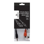 CABLE AUDIO 3.5MM TO 2RCA/SOCKET CCA-406 GEMBIRD - Image 2