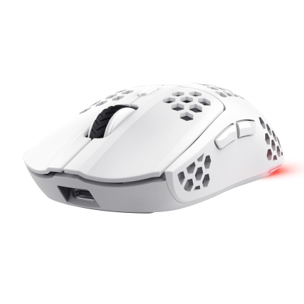 TRUST MOUSE USB OPTICAL WRL GXT929W/HELOX LIGHTW WHITE 25390 TRUST