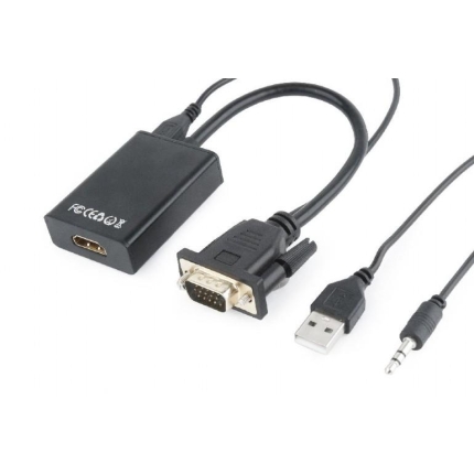 GEMBIRD I/O ADAPTER VGA TO HDMI/A-VGA-HDMI-01 GEMBIRD