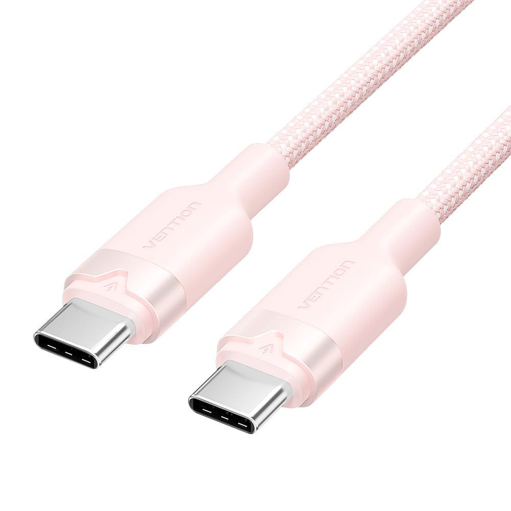8d5a7b98-8eb3-46d2-b83f-f95a6fbf7e95 CABLE USB-C TO USB-C/2M PINK TRDPH VENTION - Image 1