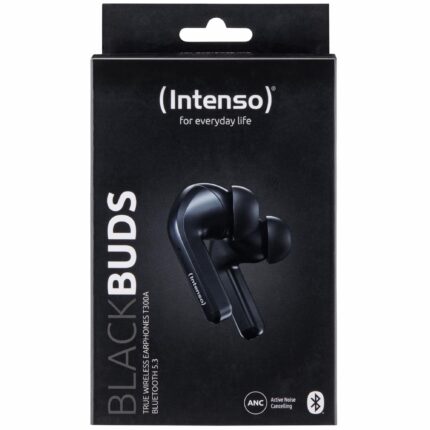 INTENSO HEADSET BUDS T300A/BLACK 3720300 INTENSO