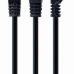 PATCH CABLE CAT6 UTP 5M/BLACK PP6U-5M/BK GEMBIRD