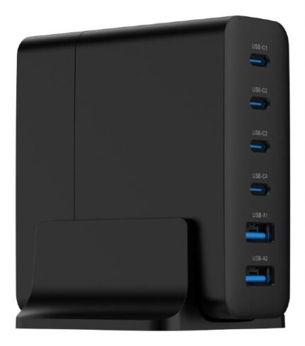 GEMBIRD CHARGER USB UNIVERSAL 6P 75W/TA-UC-2A4C-PD75-01-BK GEMBIRD
