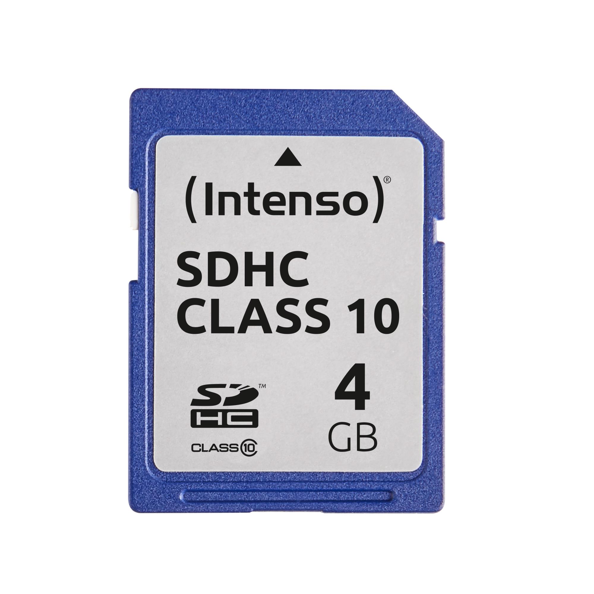 8e888b71-6cba-4955-80a9-5e322b9fc6a0 MEMORY SDHC 4GB C10/3411450 INTENSO - Image 1