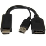 GEMBIRD I/O ADAPTER HDMI TO DP/BLACK A-HDMIM-DPF-01 GEMBIRD