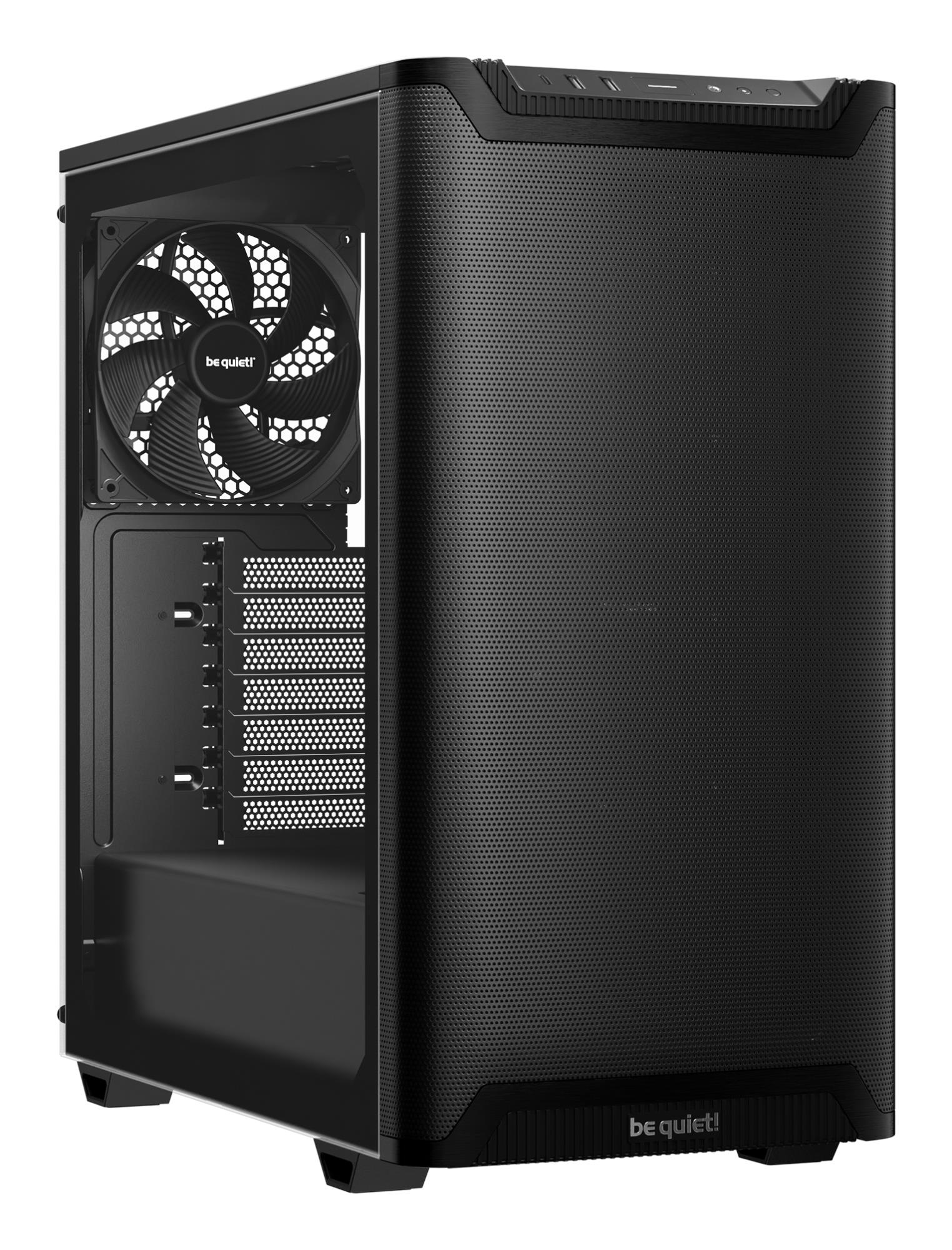 92961b25-3336-4645-9ccf-3bb1fa610404-1 BE QUIET Case|BE QUIET|PURE BASE 501|MidiTower|Not included|ATX|MicroATX|MiniITX|Colour Black|BGW74 - Image 1
